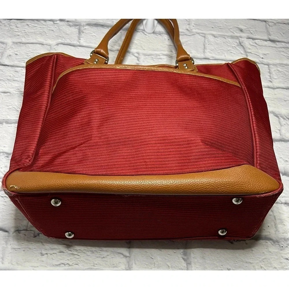 Jessica Simpson Breton pop weekender tote. - Picture 5 of 9